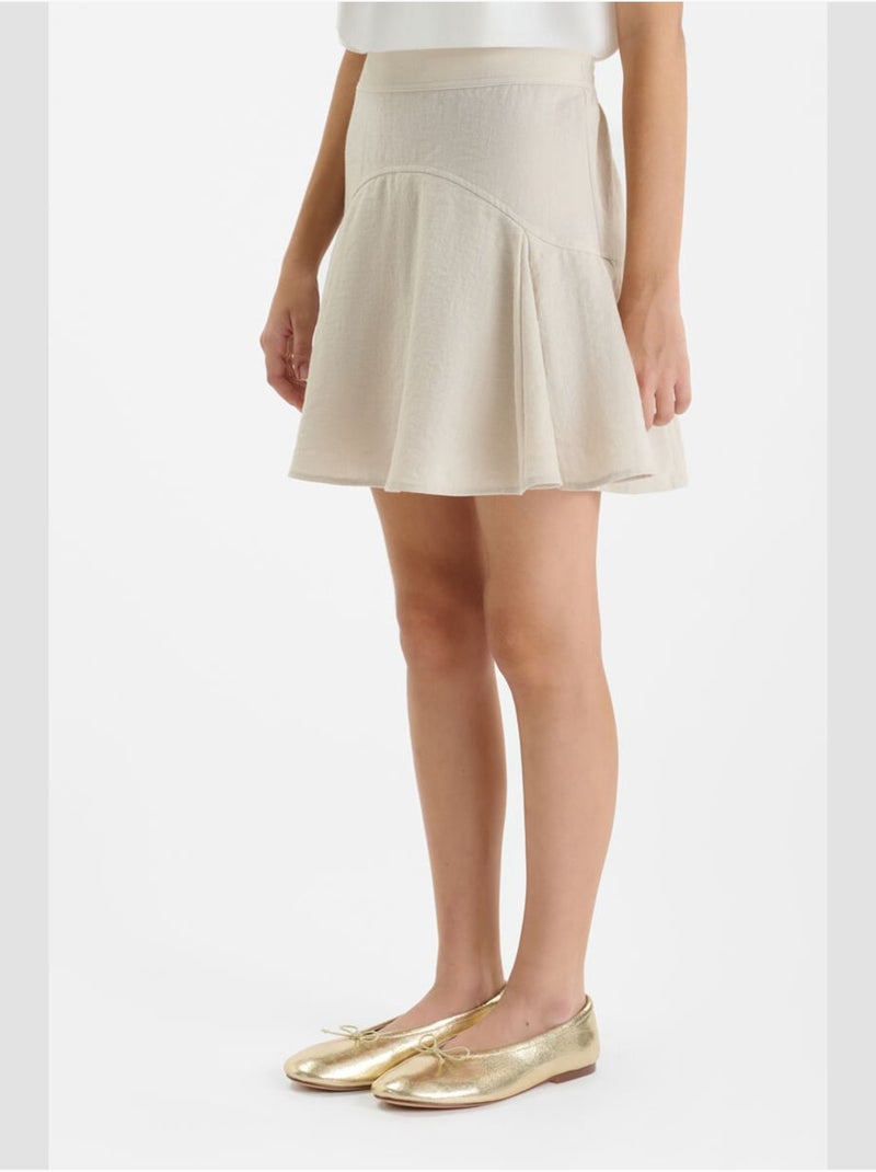 Gonna svasata, pattinatrice BRITAGI Beige - Kiabi