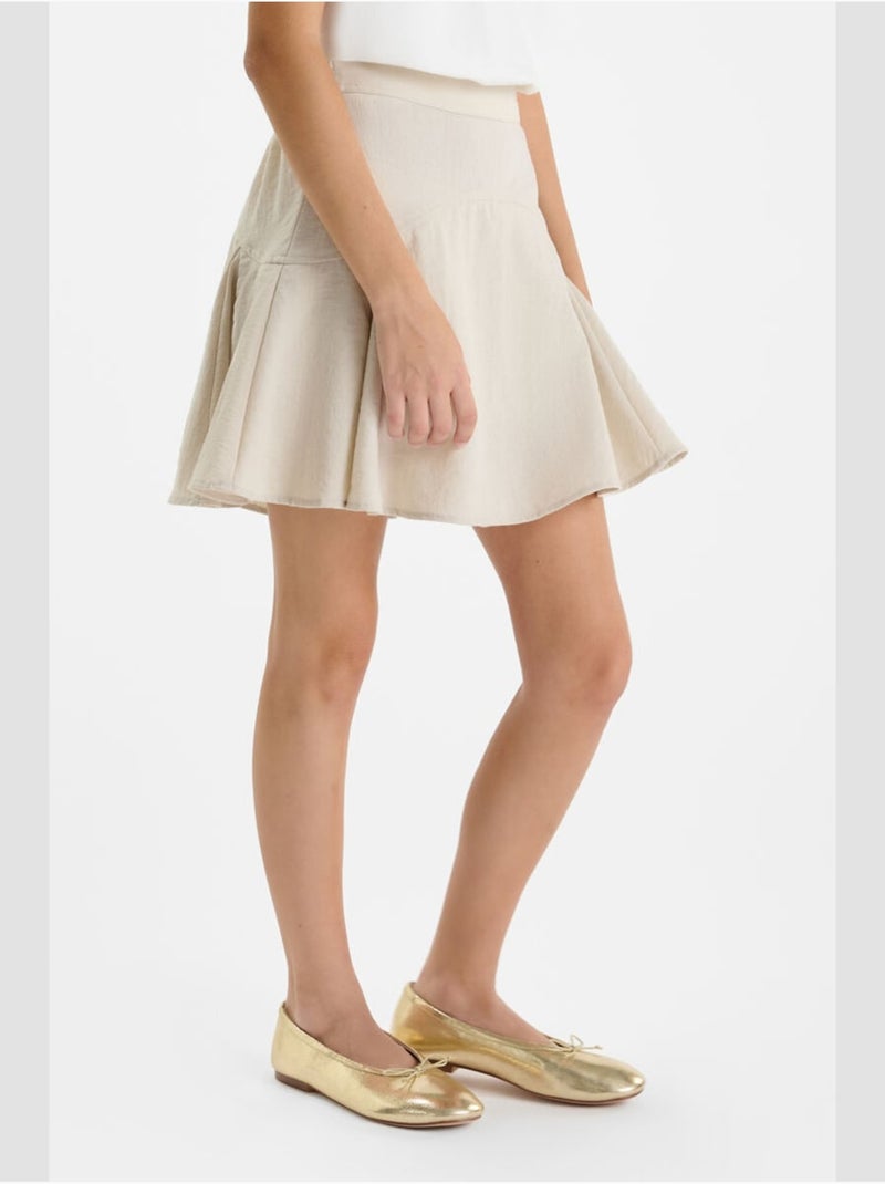 Gonna svasata, pattinatrice BRITAGI Beige - Kiabi