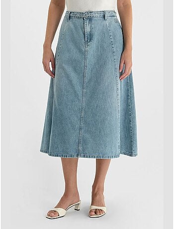 Gonna svasata, pattinatrice in denim ANETTE