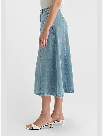 Gonna svasata, pattinatrice in denim ANETTE