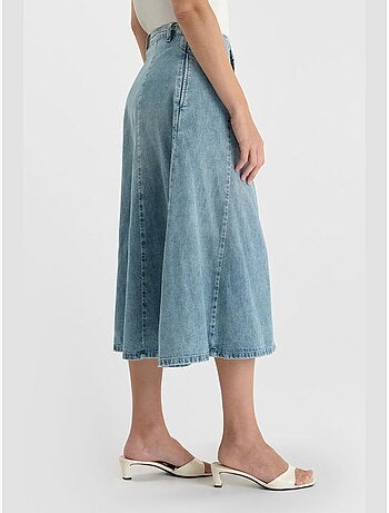 Gonna svasata, pattinatrice in denim ANETTE