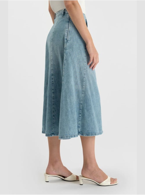 Gonna svasata, pattinatrice in denim ANETTE - Kiabi