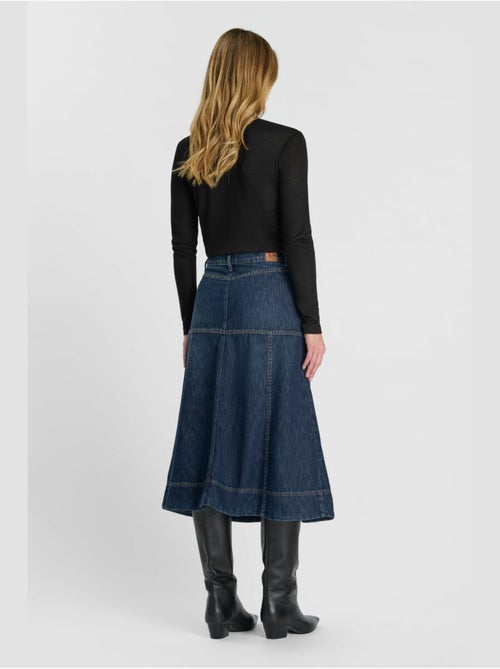 Gonna svasata, pattinatrice in denim fany - Kiabi