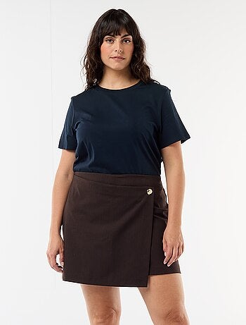 Gonnashort a righe sottili