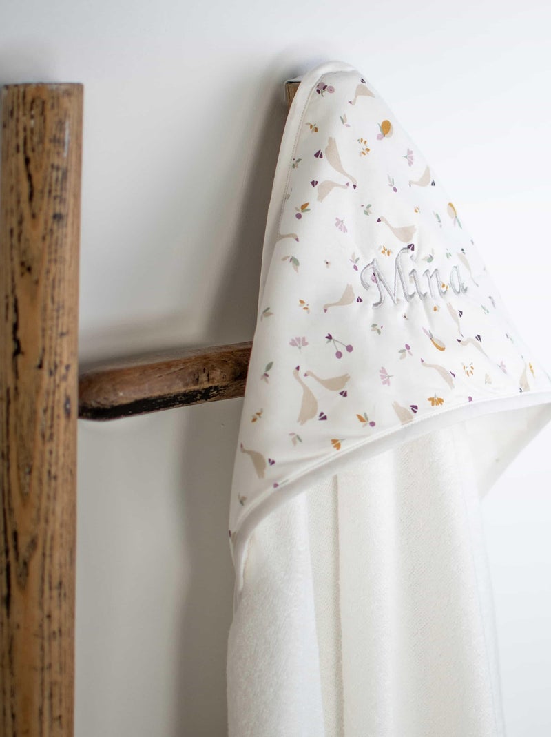 Grande accappatoio in cotone e bambù, sidonia | sevira kids | sevira kids Bianco - Kiabi