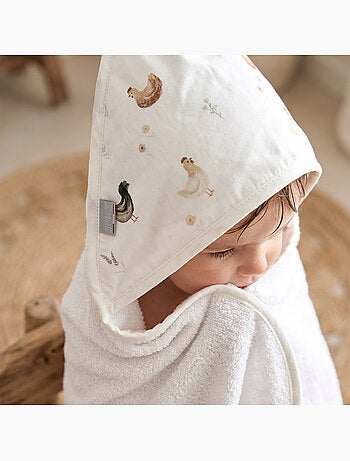 Grande accappatoio per neonato in cotone e bambù | sevira kids | sevira kids