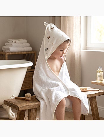Grande accappatoio per neonato in cotone e bambù | sevira kids | sevira kids