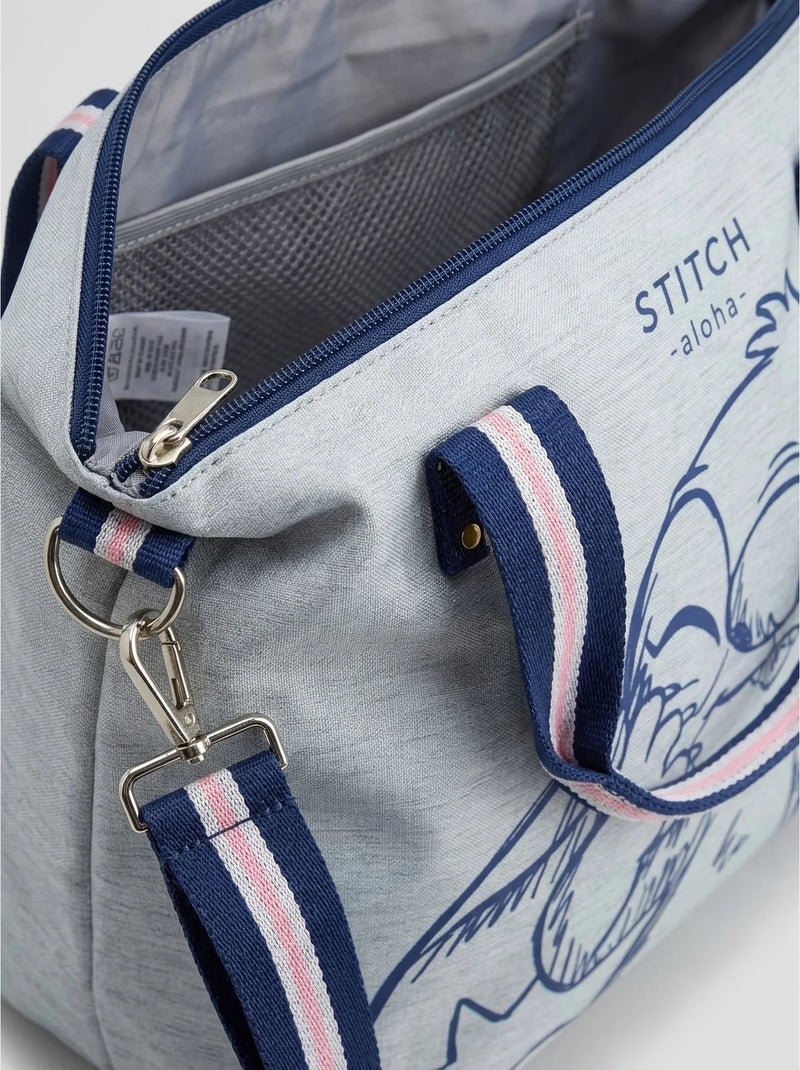 Grande borsa cabas tracolla removibile stitch disney Grigio - Kiabi