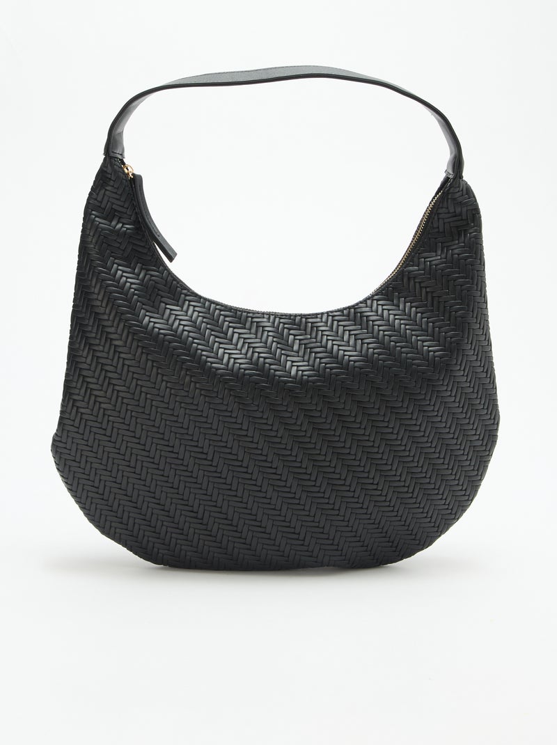 Grande borsa in similpelle Nero - Kiabi