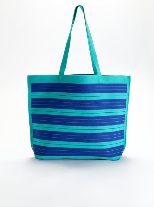 Grande borsa shopper a righe - Kiabi Grande borsa shopper a righe - Kiabi