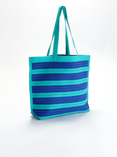 Grande borsa shopper a righe - Kiabi Grande borsa shopper a righe - Kiabi