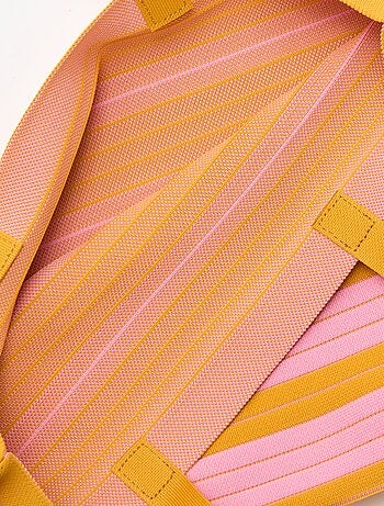 Grande borsa shopper a righe