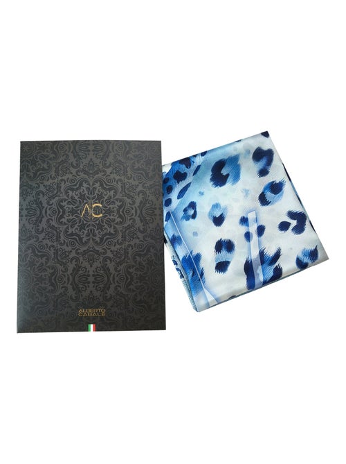 Grande carré di seta Blue Panther Zoe - Kiabi