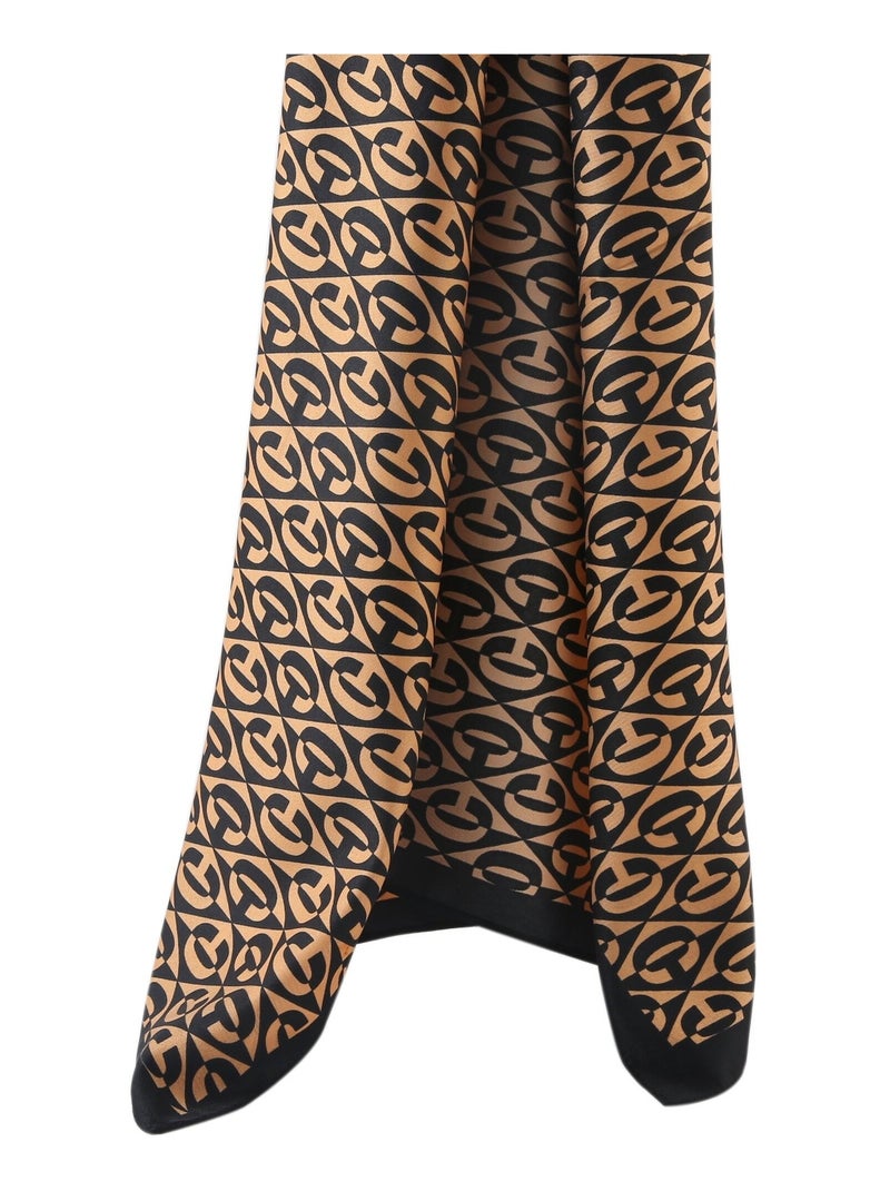 Grande carré di seta C-LikeCabale Zoe Oro - Kiabi