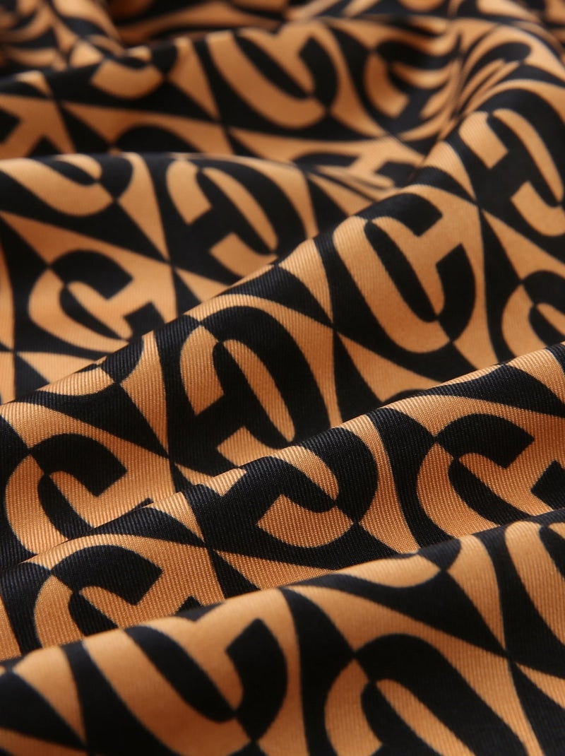 Grande carré di seta C-LikeCabale Zoe Oro - Kiabi