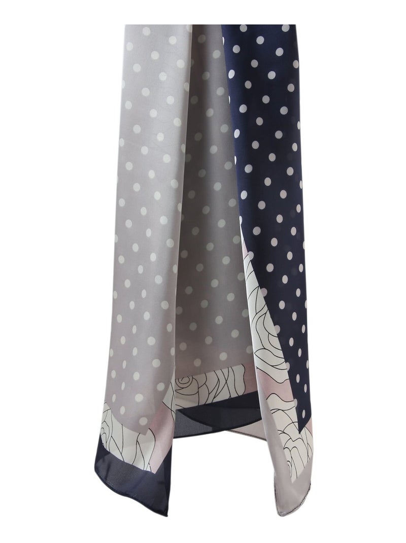 Grande carré di seta Fewpoint Zoe Blu - Kiabi