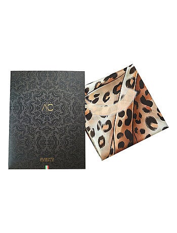 Grande carré di seta Original Leopard Zoe