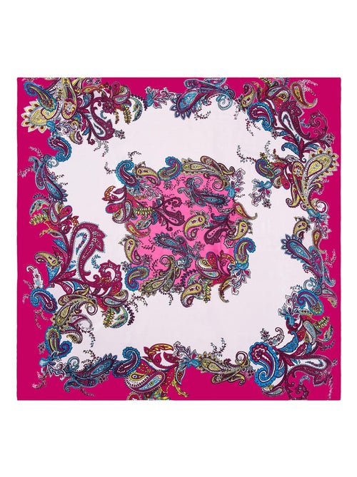 Grande carré di seta Pink Zoe - Kiabi Grande carré di seta Pink Zoe - Kiabi
