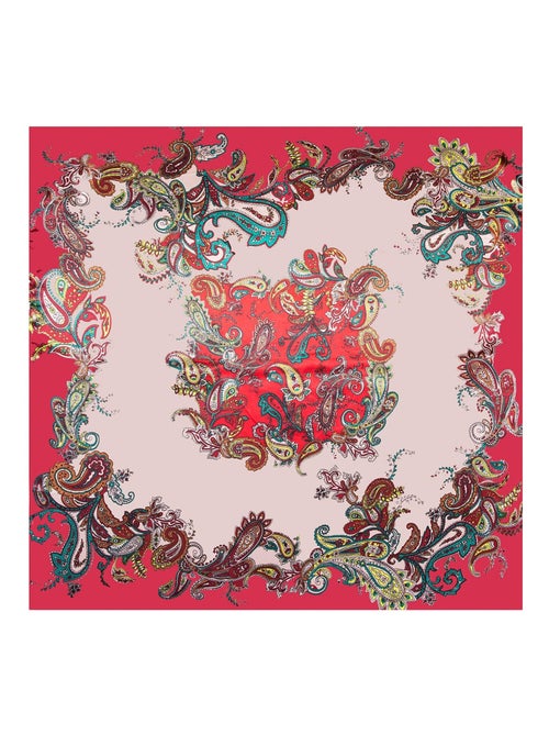 Grande carré di seta Red Zoe - Kiabi Grande carré di seta Red Zoe - Kiabi