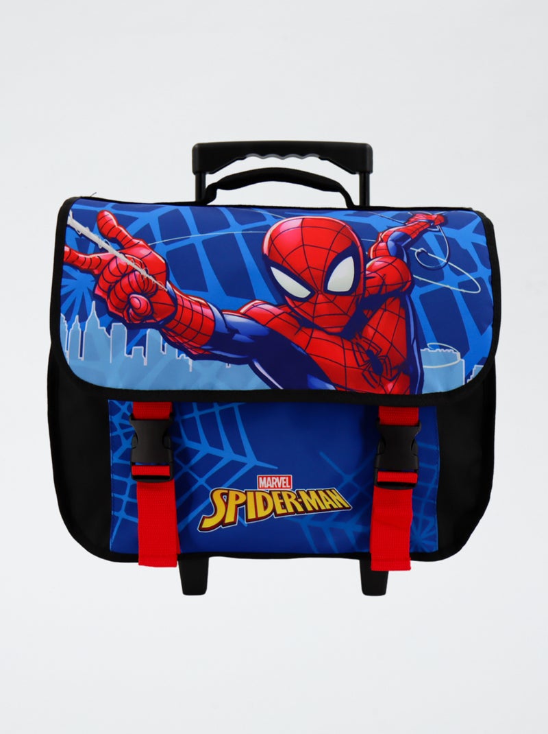 Grande cartella con rotelle 'Spider-man' Blu - Kiabi