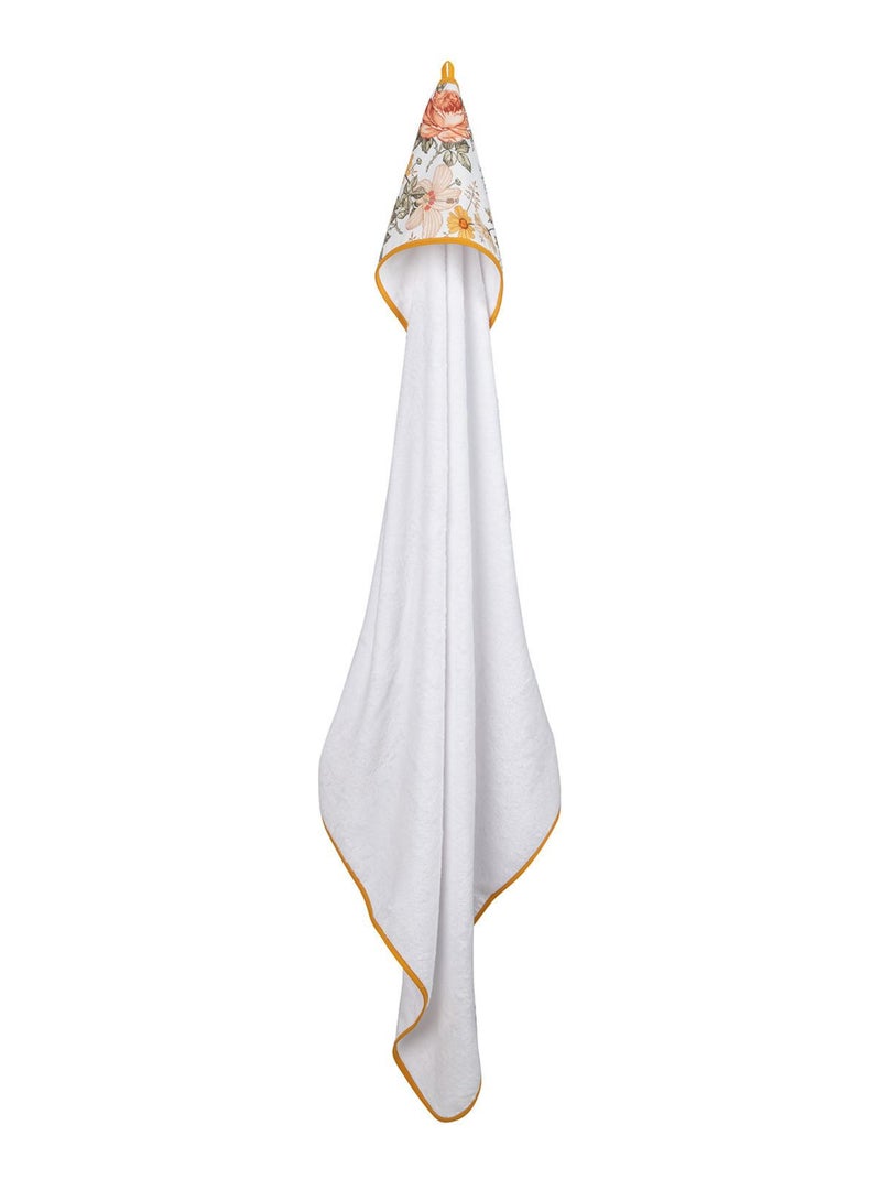 Grande coperta da bagno in cotone e bambù, néo vintage | sevira kids | sevira kids Bianco - Kiabi