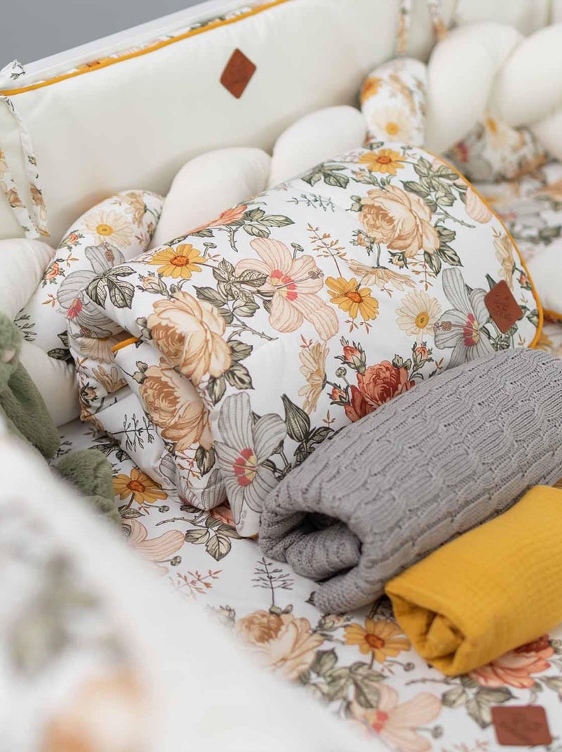 Grande coperta da bagno in cotone e bambù, néo vintage | sevira kids | sevira kids Bianco - Kiabi