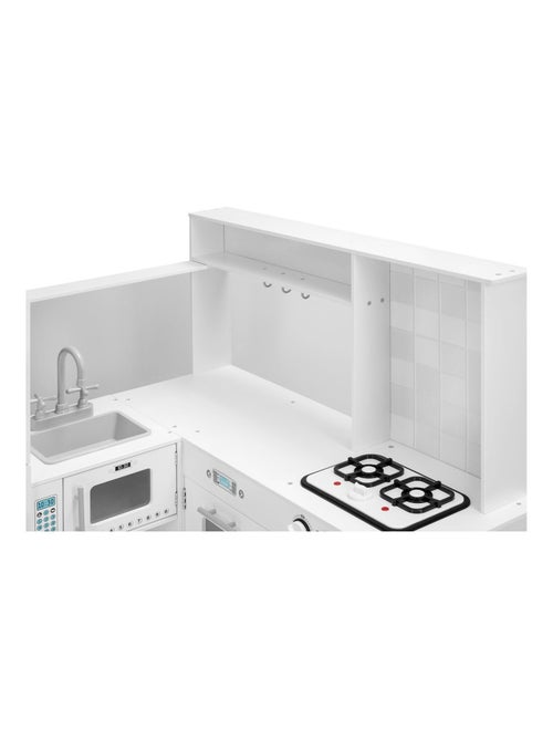 Grande cucina ad angolo legno con lavatrice Mamabrum - Kiabi