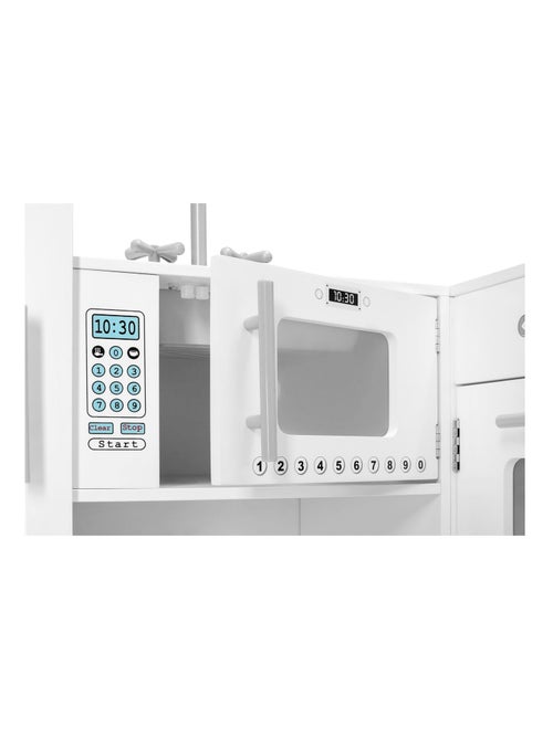 Grande cucina ad angolo legno con lavatrice Mamabrum - Kiabi