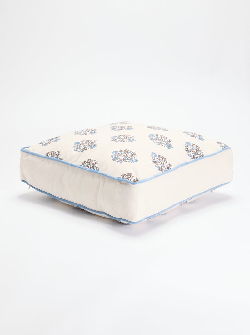 Grande cuscino da pavimento - Kiabi Home Blu - Kiabi