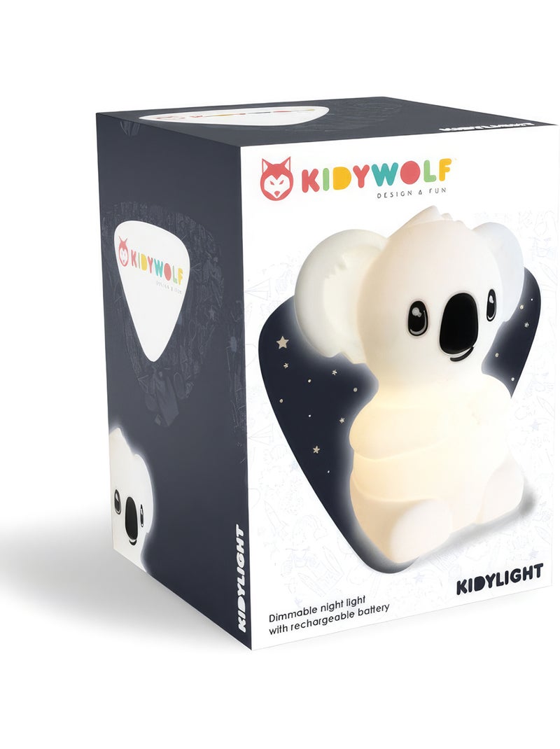 Grande lampada da notte in silicone a forma di koala per bambini | Kidywolf Bianco - Kiabi