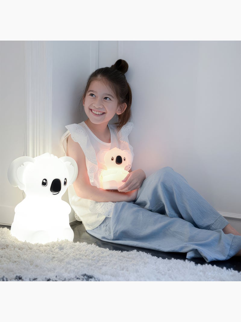 Grande lampada da notte in silicone a forma di koala per bambini | Kidywolf Bianco - Kiabi