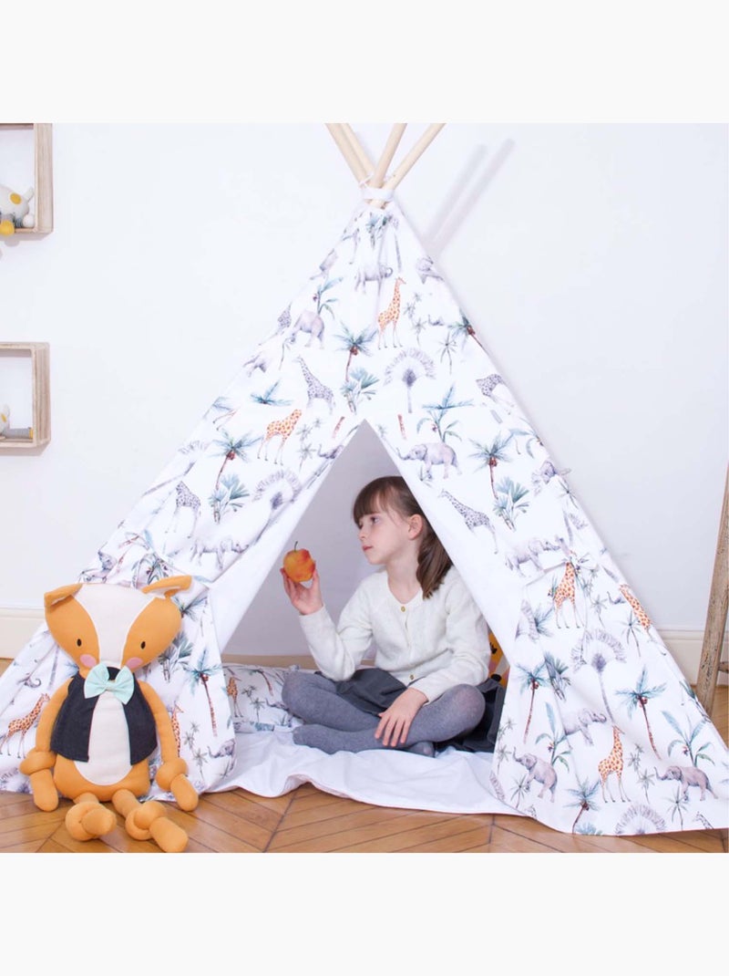 Grande peluche a forma di volpe in cotone | sevira kids | sevira kids Arancione - Kiabi