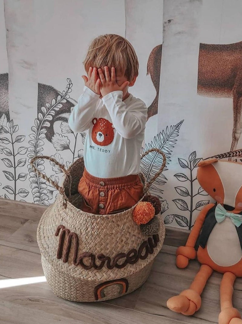 Grande peluche a forma di volpe in cotone | sevira kids | sevira kids Arancione - Kiabi