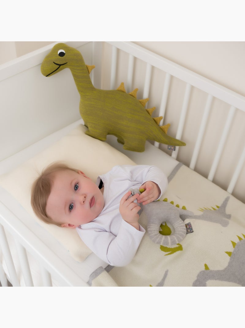 Grande peluche dinosauro in cotone | sevira kids | sevira kids Verde - Kiabi