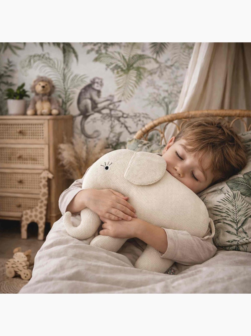 Grande peluche elefante in cotone | sevira kids | sevira kids Ecru - Kiabi