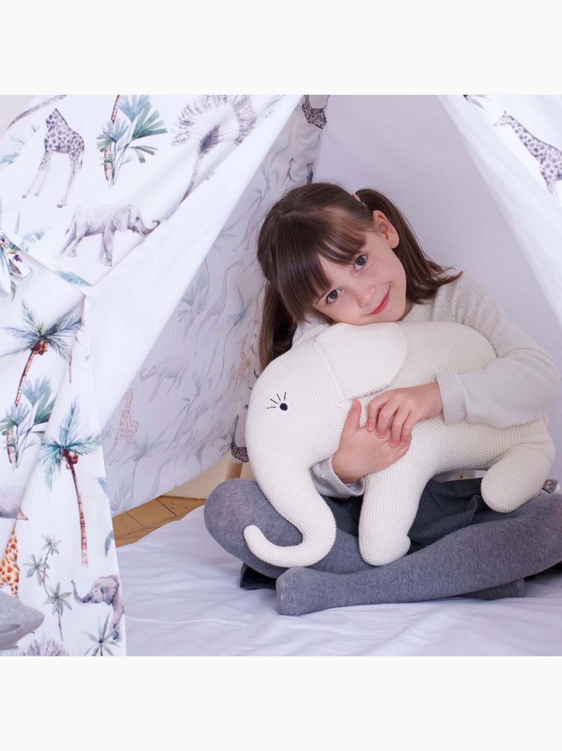 Grande peluche elefante in cotone | sevira kids | sevira kids Ecru - Kiabi