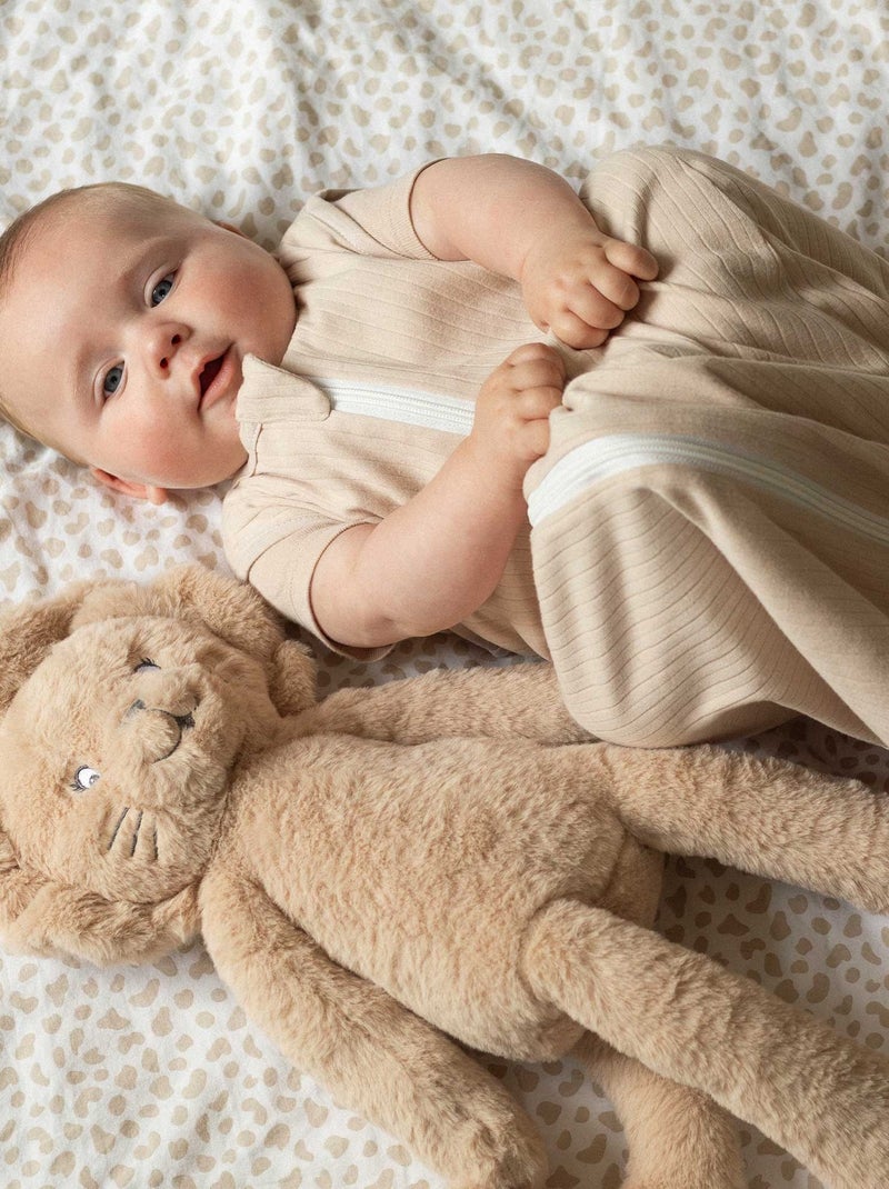 Grande peluche leone per bambini Beige - Kiabi