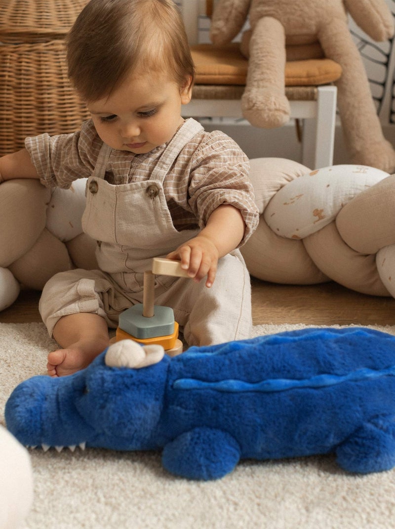Grande peluche per neonati - coccodrillo Blu - Kiabi