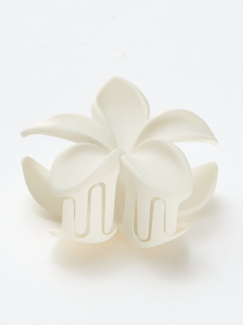 Grande pinza a forma di granchio con fiore Bianco - Kiabi