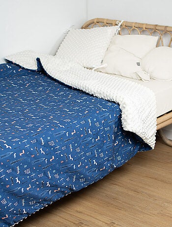 Grande plaid in minky, new york | SEVIRA KIDS