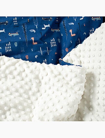 Grande plaid in minky, new york | sevira kids | sevira kids