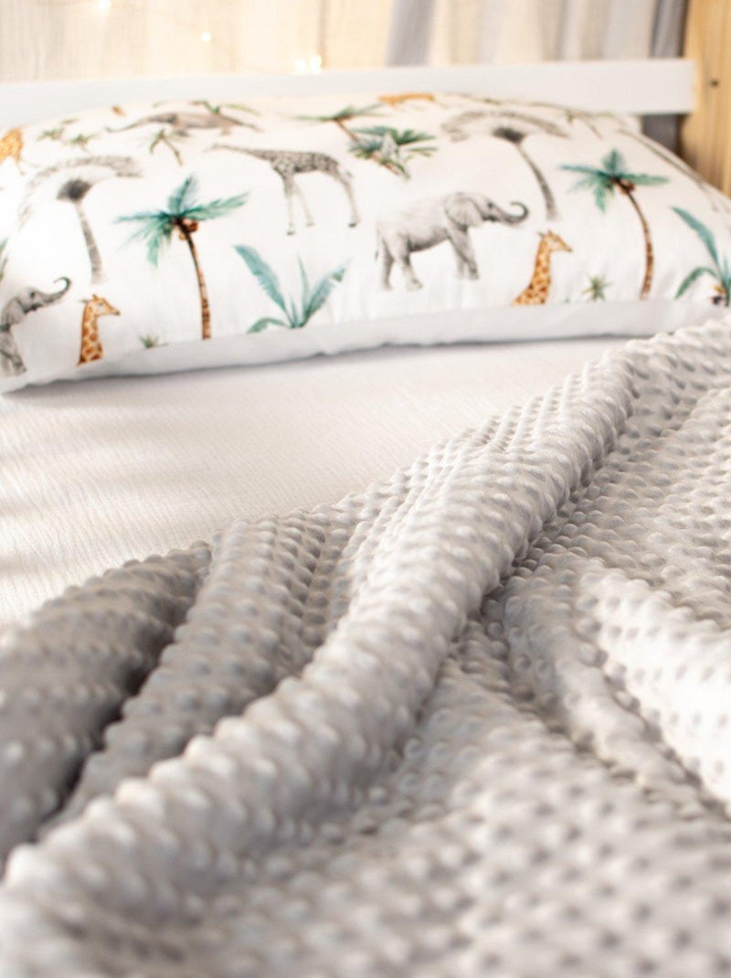Grande plaid in minky, safari | sevira kids | sevira kids Grigio - Kiabi