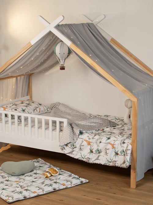 Grande plaid in minky, safari | sevira kids | sevira kids - Kiabi Grande plaid in minky, safari | sevira kids | sevira kids - Kiabi