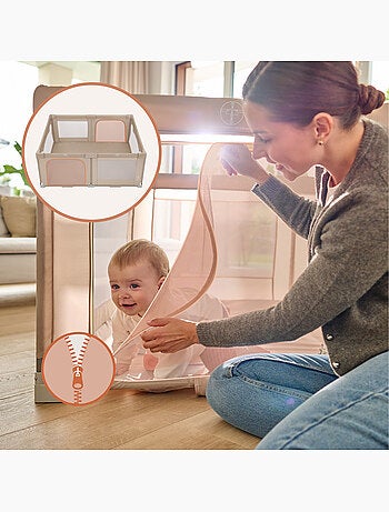 Grande recinto per bambini LIONELO Florence - Montaggio molto rapido - Spazio molto ampio - Borsa in