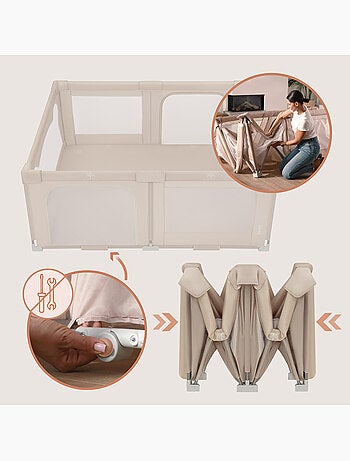 Grande recinto per bambini LIONELO Florence - Montaggio molto rapido - Spazio molto ampio - Borsa in