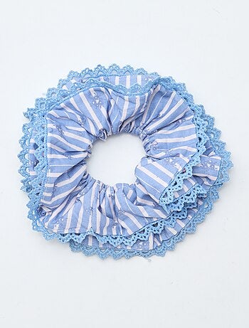 Grande scrunchie a righe