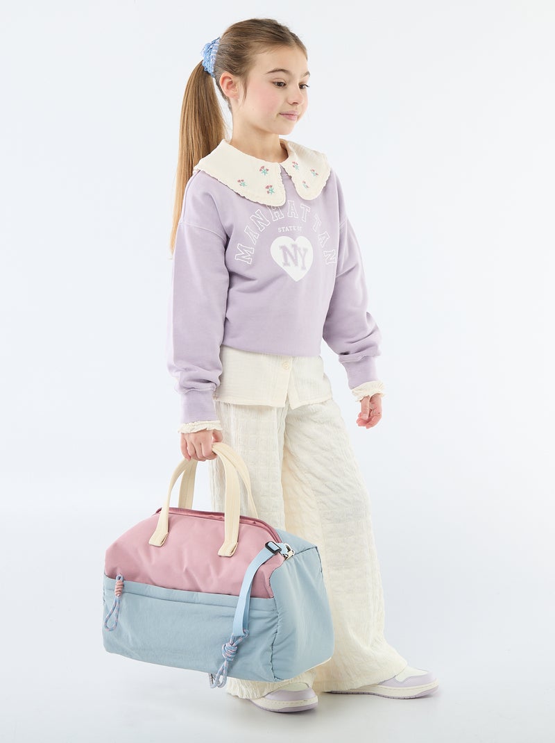 Grande scrunchie a righe Blu - Kiabi