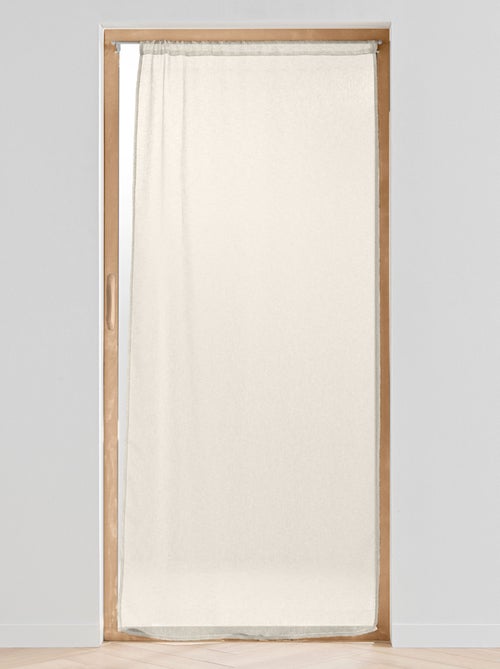 Grandi tende per finestre con effetto lino intrecciato - Kiabi Grandi tende per finestre con effetto lino intrecciato - Kiabi