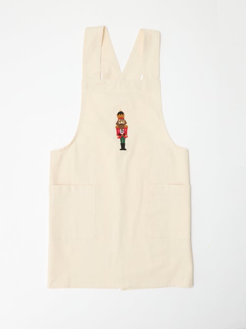 Grembiule adulto stampato Natale in cotone 94x69 cm - Kiabi Grembiule adulto stampato Natale in cotone 94x69 cm - Kiabi