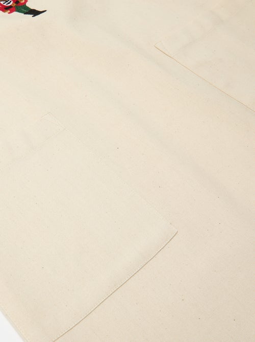 Grembiule adulto stampato Natale in cotone 94x69 cm - Kiabi